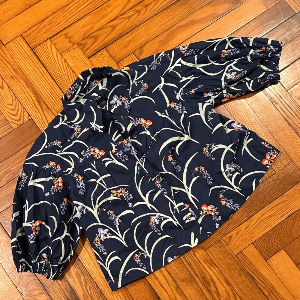Anthropologie Maeve The Zooey Bubble-Sleeve Blouse - Picture 8 of 12